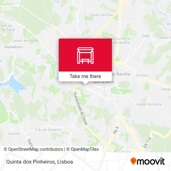Quinta dos Pinheiros map