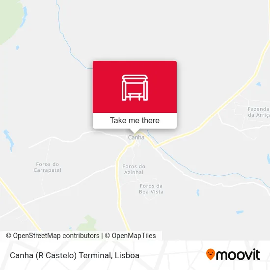 Canha (R Castelo) Terminal map