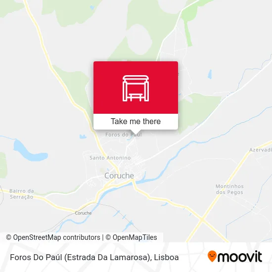 Foros Do Paúl (Estrada Da Lamarosa) map