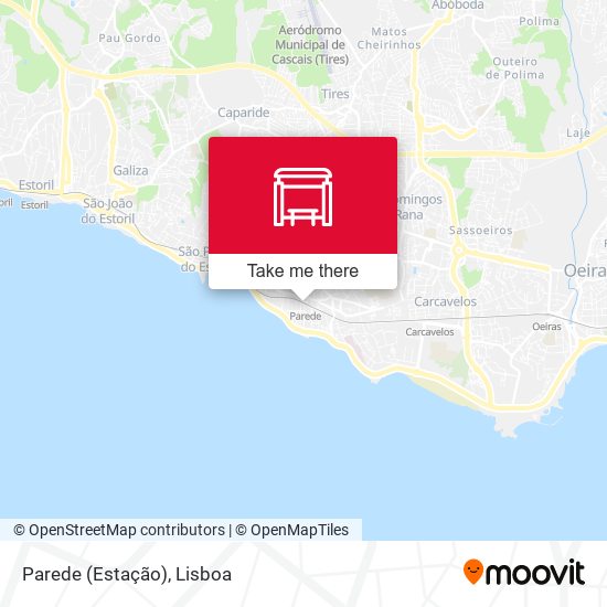 Parede (Estação) mapa