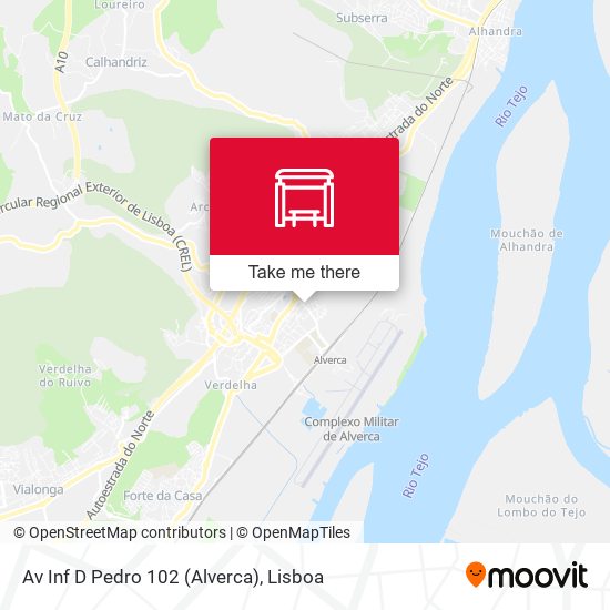 Av Inf D Pedro 102 (Alverca) map