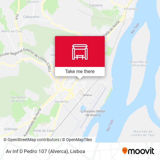 Av Inf D Pedro 107 (Alverca) map