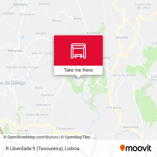R Liberdade 9 (Tesoureira) map
