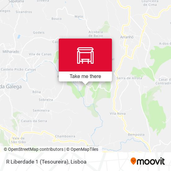 R Liberdade 1 (Tesoureira) map