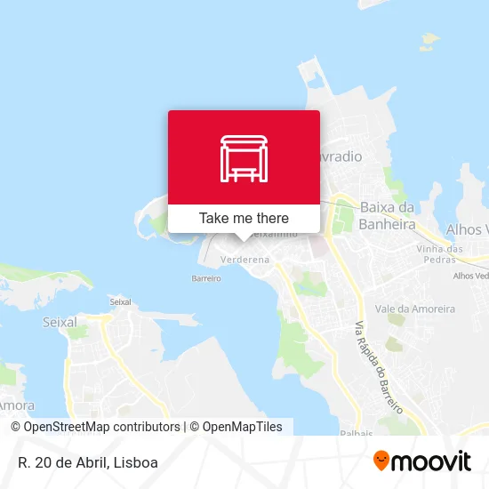 R. 20 de Abril map