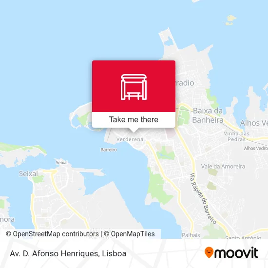 Av. D. Afonso Henriques map