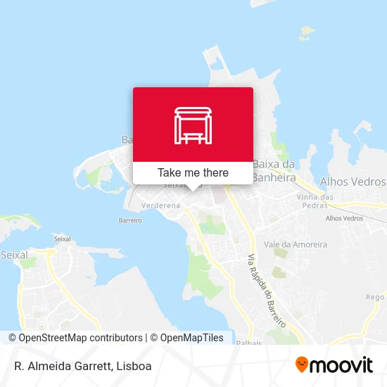 R. Almeida Garrett map