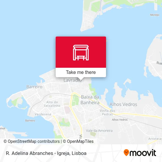 R. Adelina Abranches - Igreja map