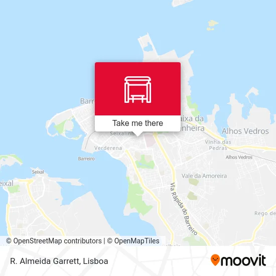 R. Almeida Garrett map