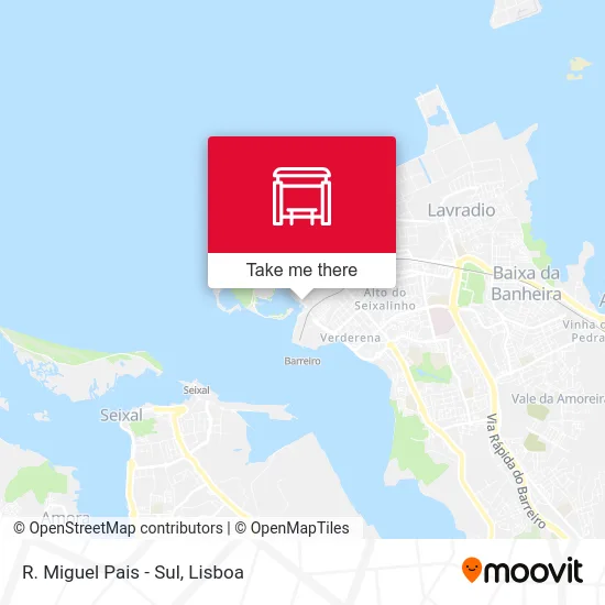 R. Miguel Pais - Sul map