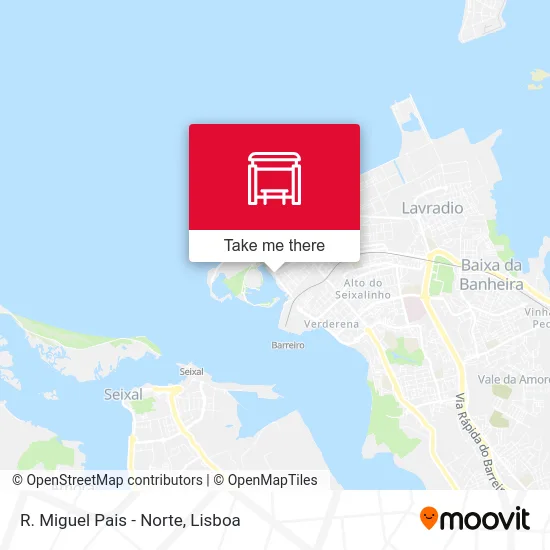 R. Miguel Pais - Norte map