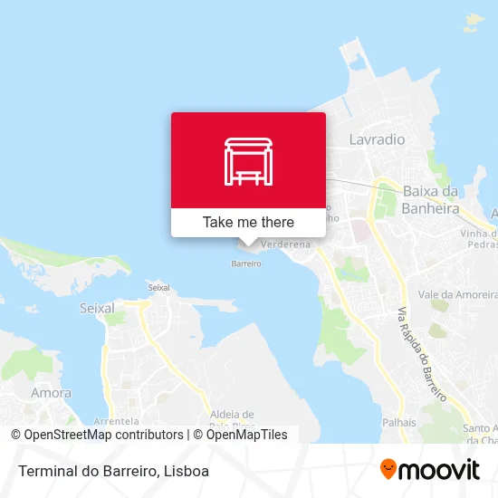 Terminal do Barreiro map