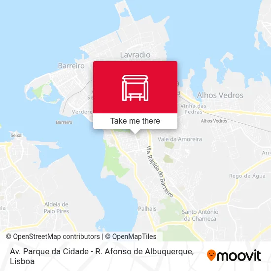 Av. Parque da Cidade - R. Afonso de Albuquerque map