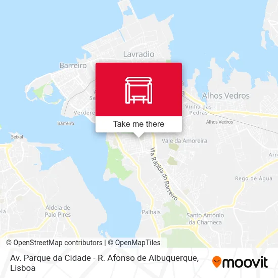 Av. Parque da Cidade - R. Afonso de Albuquerque map