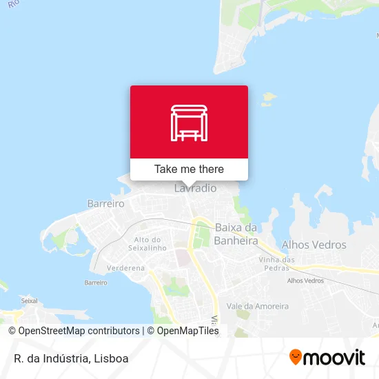 R. da Indústria map