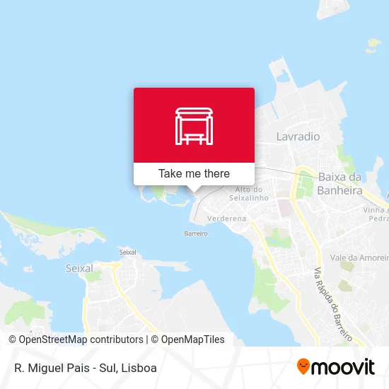 R. Miguel Pais - Sul map
