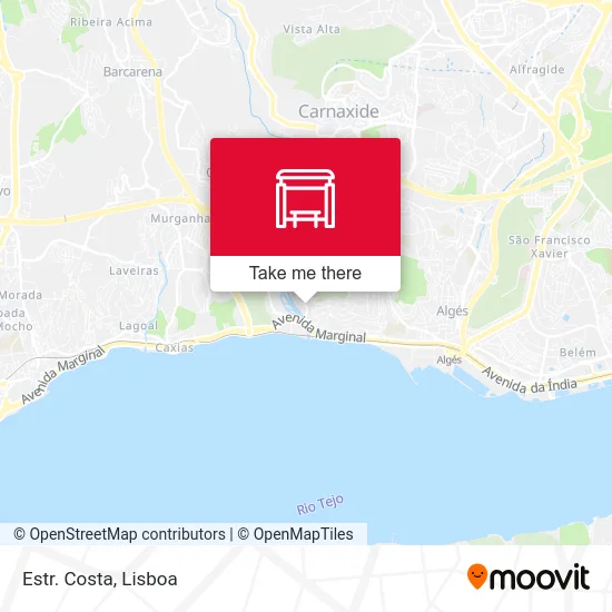Estr. Costa map