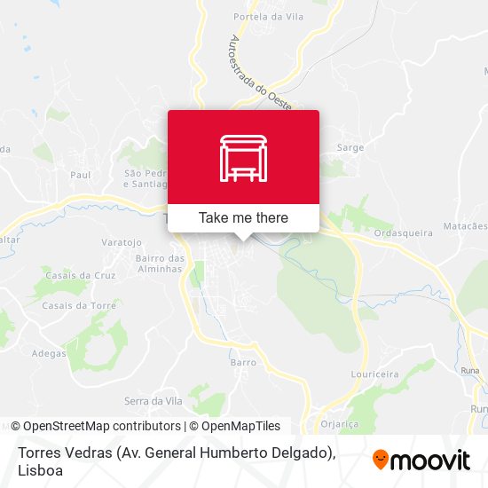 Torres Vedras (Av. General Humberto Delgado) mapa
