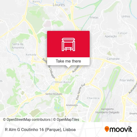 R Alm G Coutinho 16 (Parque) map