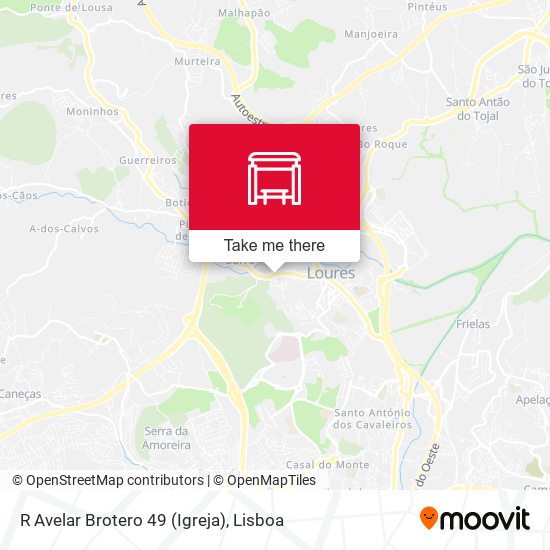 R Avelar Brotero 49 (Igreja) mapa