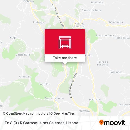 En 8 (X) R Carrasqueiras Salemas map
