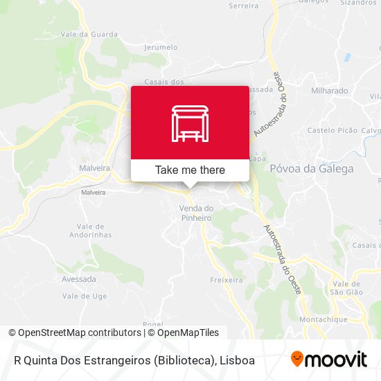 R Quinta Dos Estrangeiros (Biblioteca) mapa