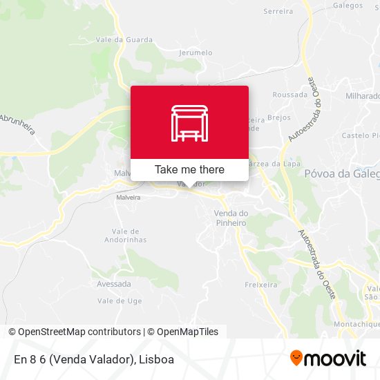 En 8 6 (Venda Valador) mapa