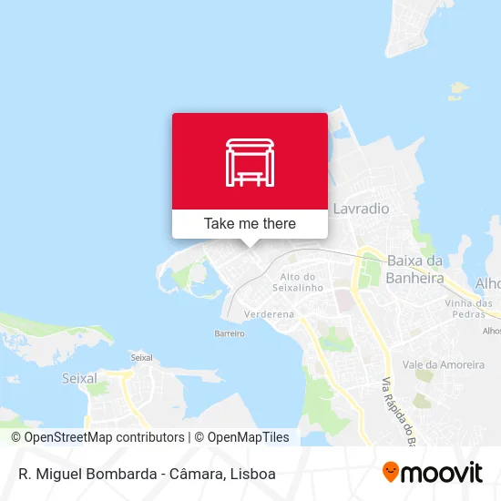 R. Miguel Bombarda - Câmara map