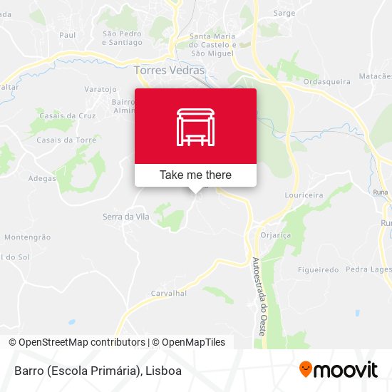 Barro (Escola Primária) map