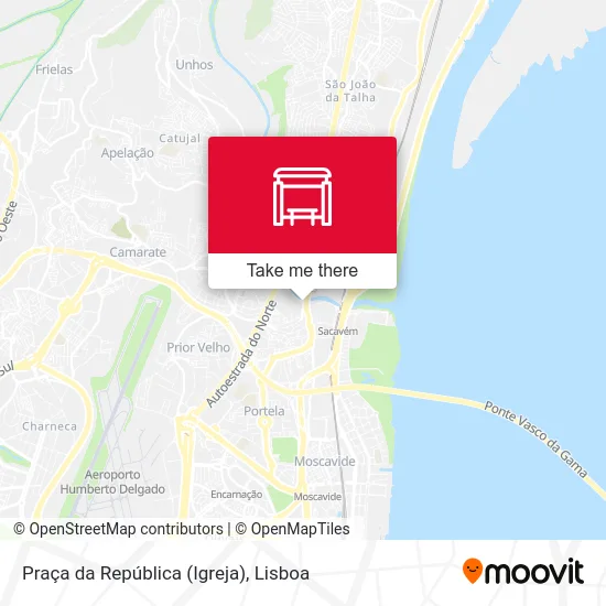 Praça da República (Igreja) map