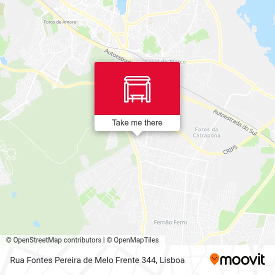 Rua Fontes Pereira de Melo Frente 344 map