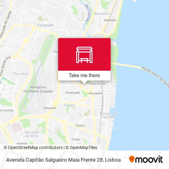 Avenida Capitão Salgueiro Maia Frente 28 mapa