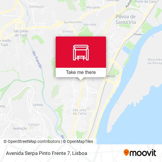 Avenida Serpa Pinto Frente 7 mapa