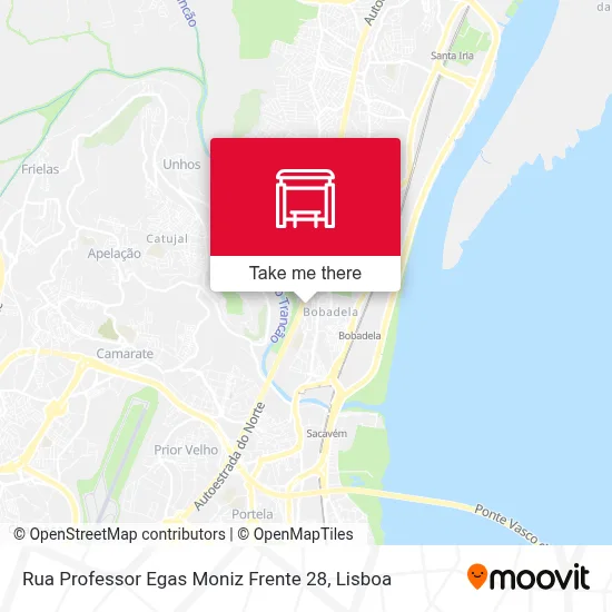 Rua Professor Egas Moniz Frente 28 map