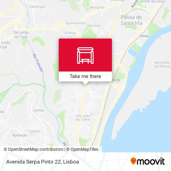 Avenida Serpa Pinto 22 mapa