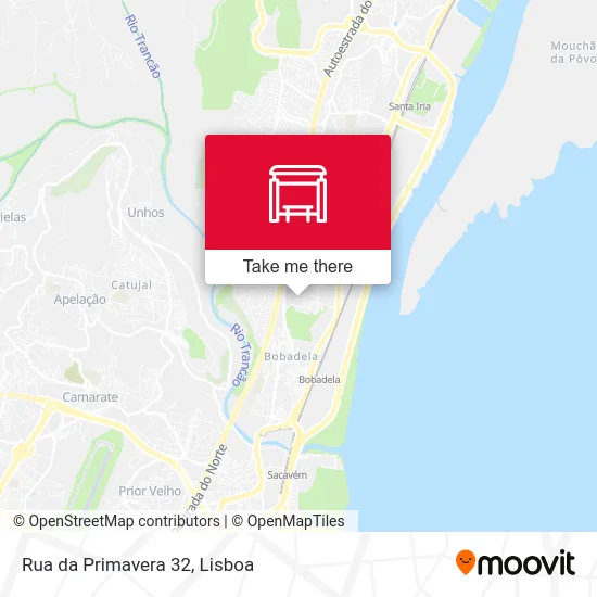 Rua da Primavera 32 map