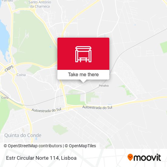 Estr Circular Norte 114 mapa