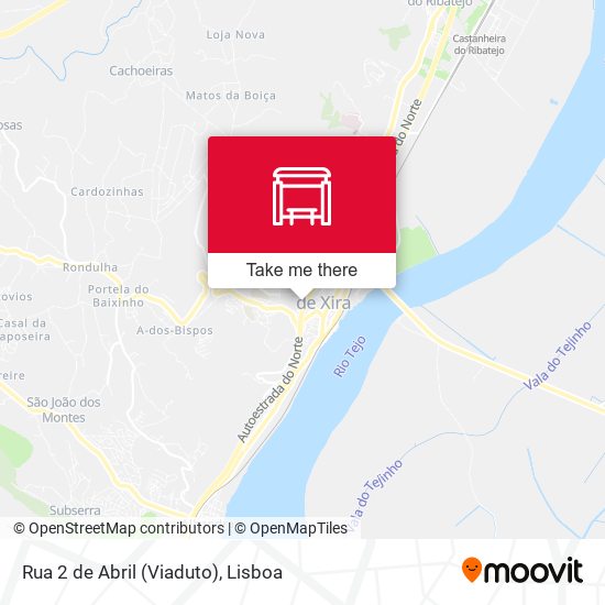 Rua 2 de Abril (Viaduto) mapa