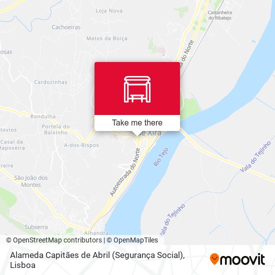 Alameda Capitães de Abril (Segurança Social) mapa