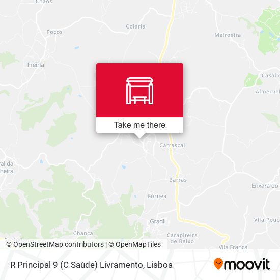 R Principal 9 (C Saúde) Livramento map