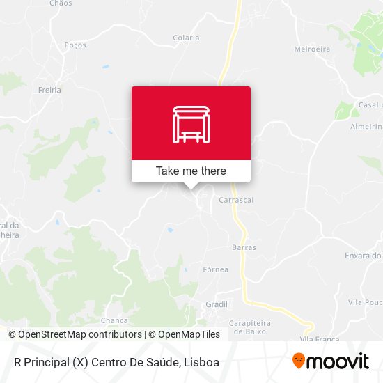 R Principal (X) Centro De Saúde map
