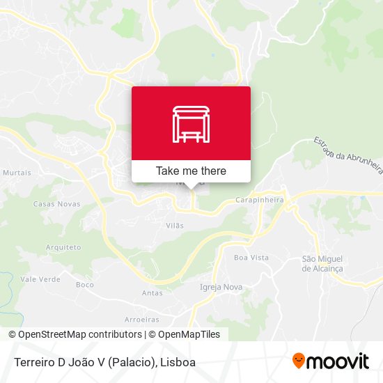 Terreiro D João V (Palacio) mapa