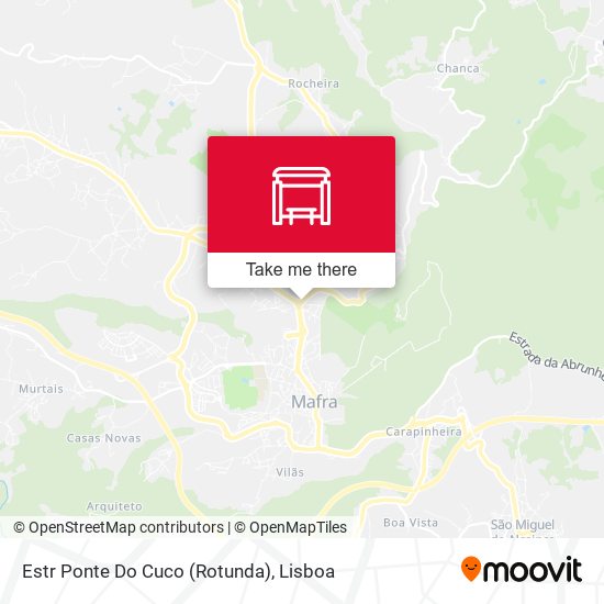 Estr Ponte Do Cuco (Rotunda) mapa