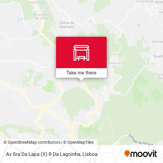 Av Sra Da Lapa (X) R Da Lagoinha map