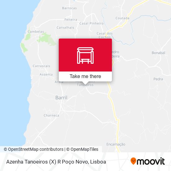 Azenha Tanoeiros (X) R Poço Novo map