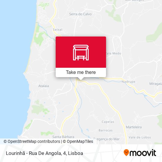 Lourinhã - Rua De Angola, 4 map