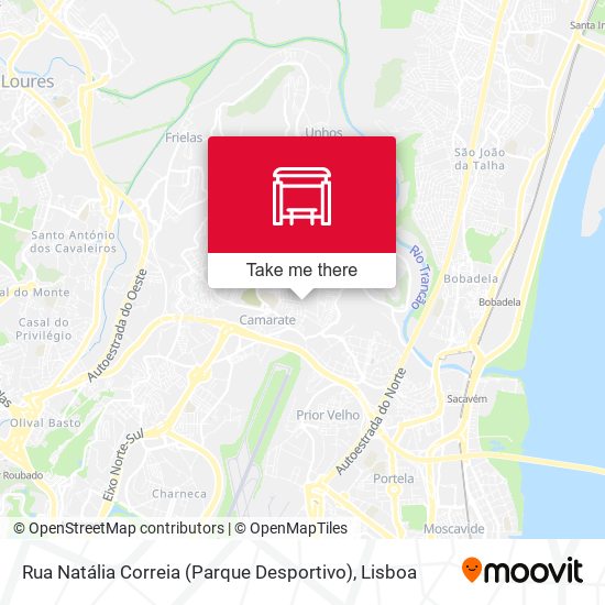 Rua Natália Correia (Parque Desportivo) map
