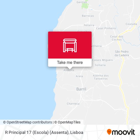 R Principal 17 (Escola) (Assenta) mapa