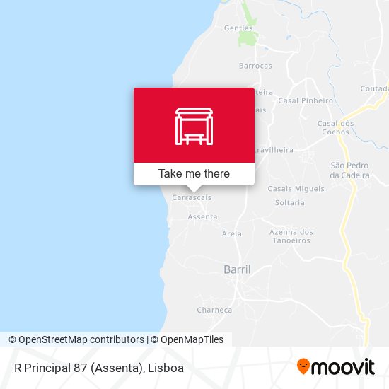 R Principal 87 (Assenta) mapa