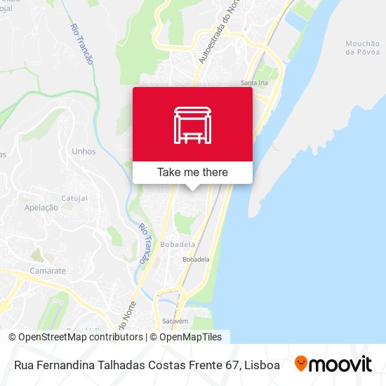 Rua Fernandina Talhadas Costas Frente 67 mapa